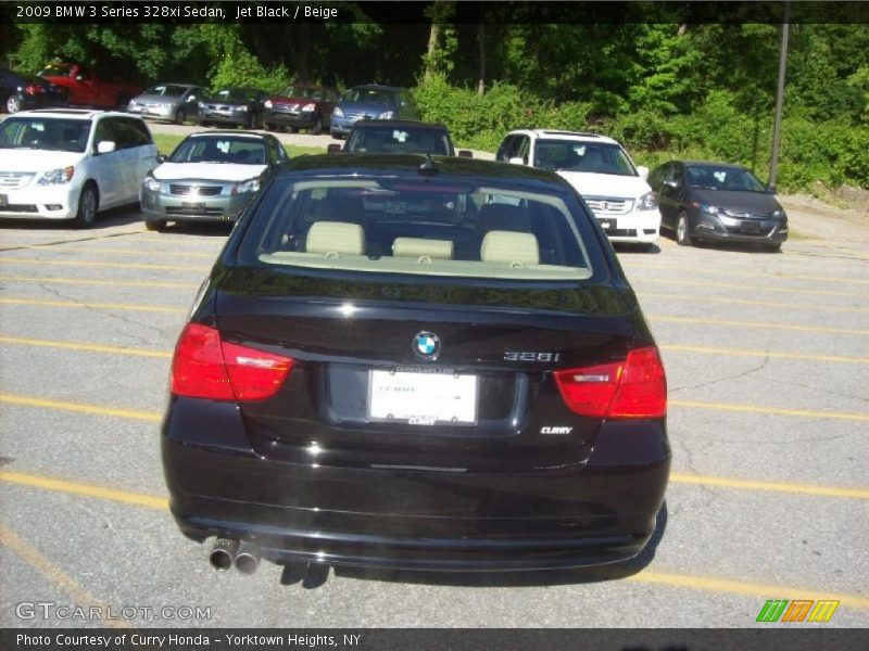 Jet Black / Beige 2009 BMW 3 Series 328xi Sedan