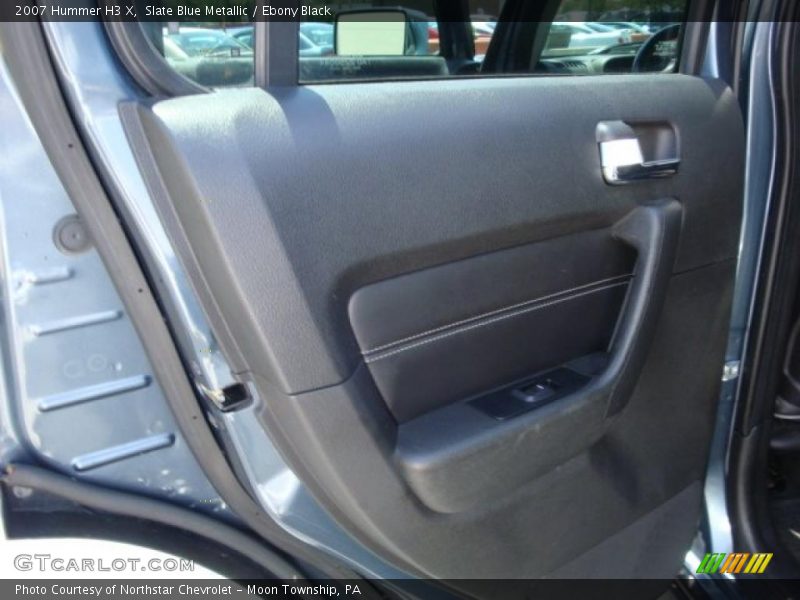 Slate Blue Metallic / Ebony Black 2007 Hummer H3 X