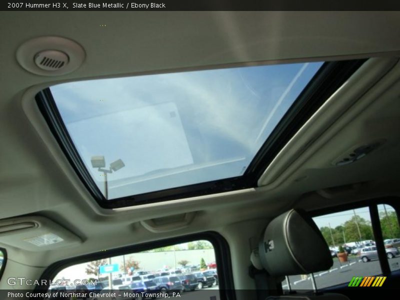 Slate Blue Metallic / Ebony Black 2007 Hummer H3 X