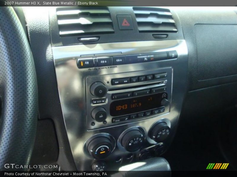 Slate Blue Metallic / Ebony Black 2007 Hummer H3 X