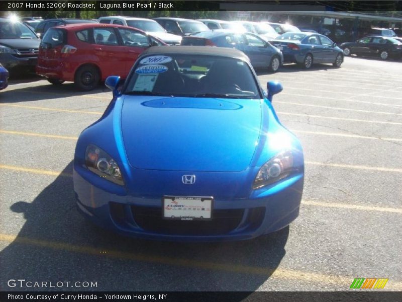 Laguna Blue Pearl / Black 2007 Honda S2000 Roadster