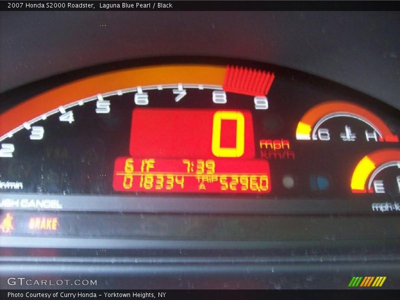 Laguna Blue Pearl / Black 2007 Honda S2000 Roadster