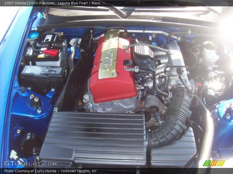 Laguna Blue Pearl / Black 2007 Honda S2000 Roadster