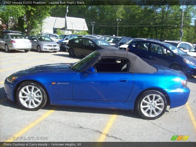 Laguna Blue Pearl / Black 2007 Honda S2000 Roadster