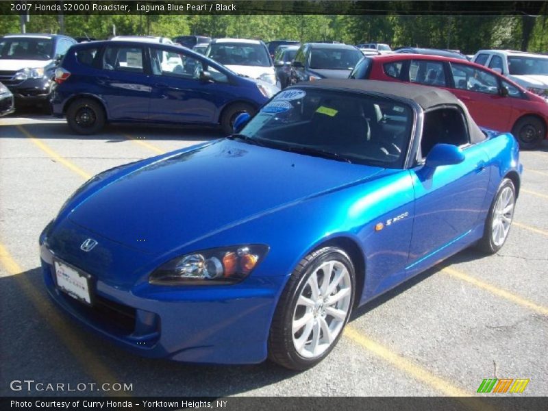 Laguna Blue Pearl / Black 2007 Honda S2000 Roadster