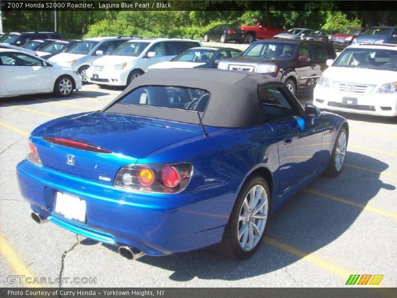Laguna Blue Pearl / Black 2007 Honda S2000 Roadster