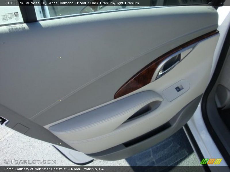 White Diamond Tricoat / Dark Titanium/Light Titanium 2010 Buick LaCrosse CX