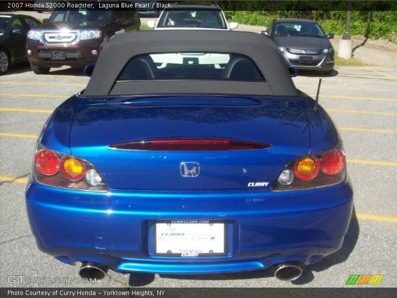 Laguna Blue Pearl / Black 2007 Honda S2000 Roadster