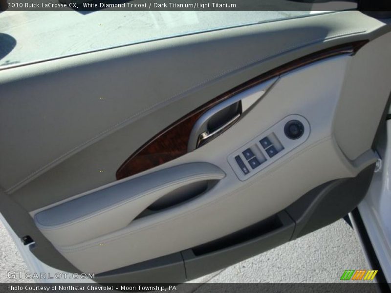 White Diamond Tricoat / Dark Titanium/Light Titanium 2010 Buick LaCrosse CX