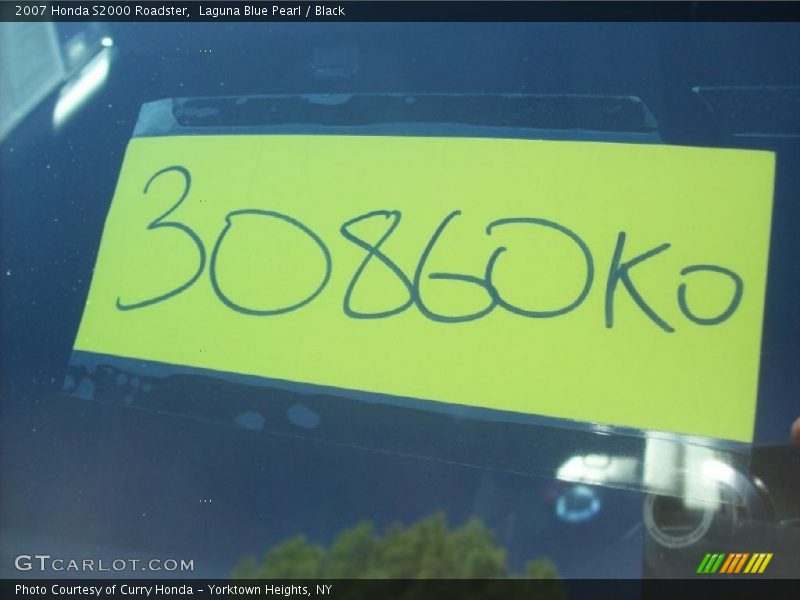 Laguna Blue Pearl / Black 2007 Honda S2000 Roadster