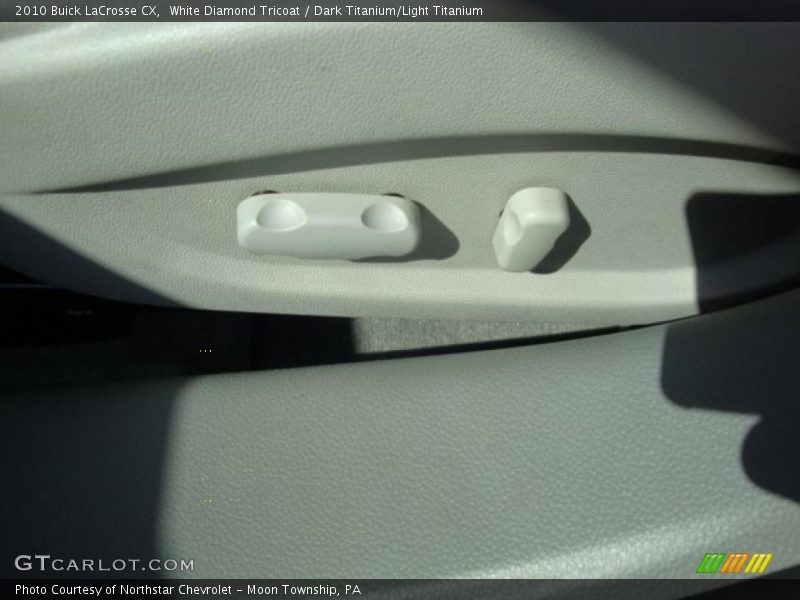White Diamond Tricoat / Dark Titanium/Light Titanium 2010 Buick LaCrosse CX