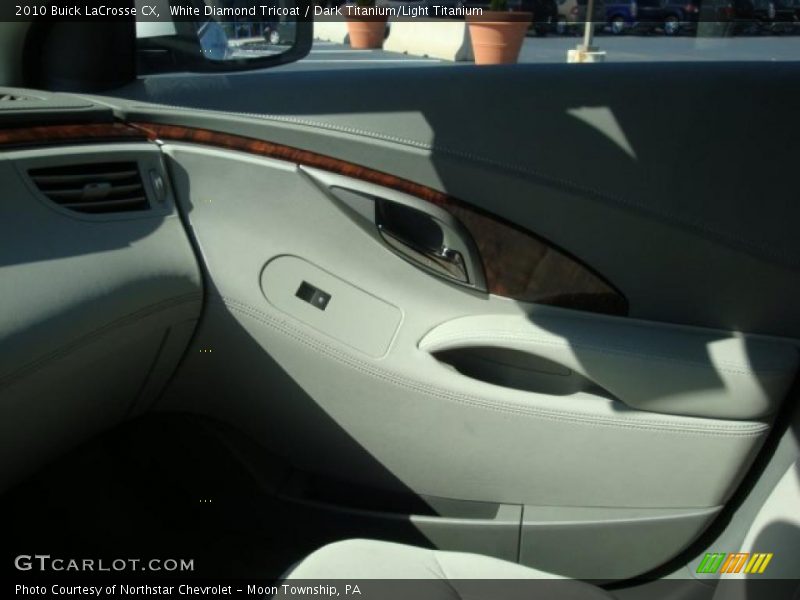 White Diamond Tricoat / Dark Titanium/Light Titanium 2010 Buick LaCrosse CX