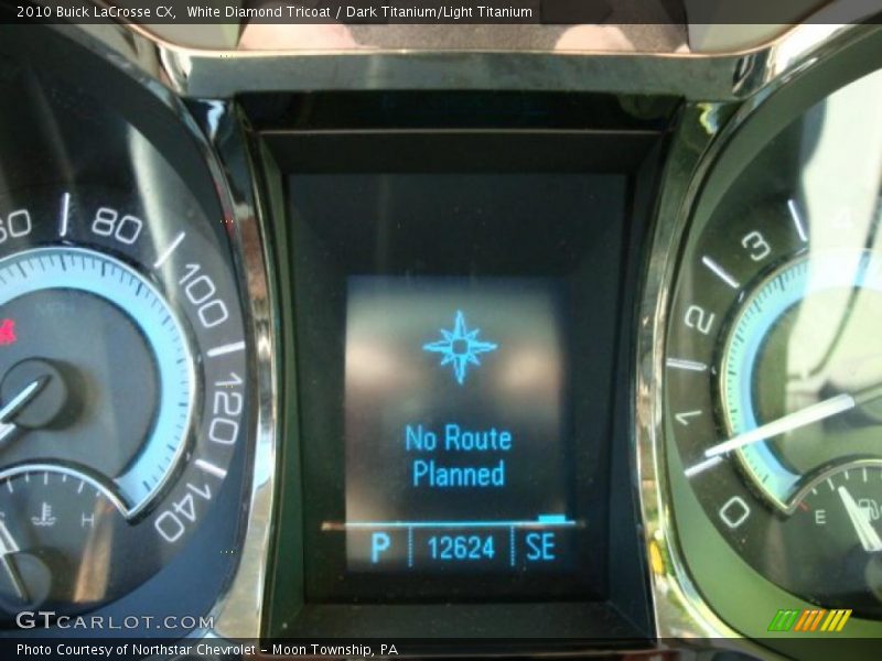 White Diamond Tricoat / Dark Titanium/Light Titanium 2010 Buick LaCrosse CX