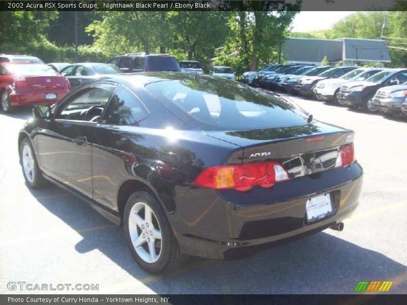 Nighthawk Black Pearl / Ebony Black 2002 Acura RSX Sports Coupe