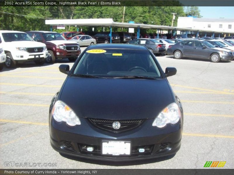 Nighthawk Black Pearl / Ebony Black 2002 Acura RSX Sports Coupe