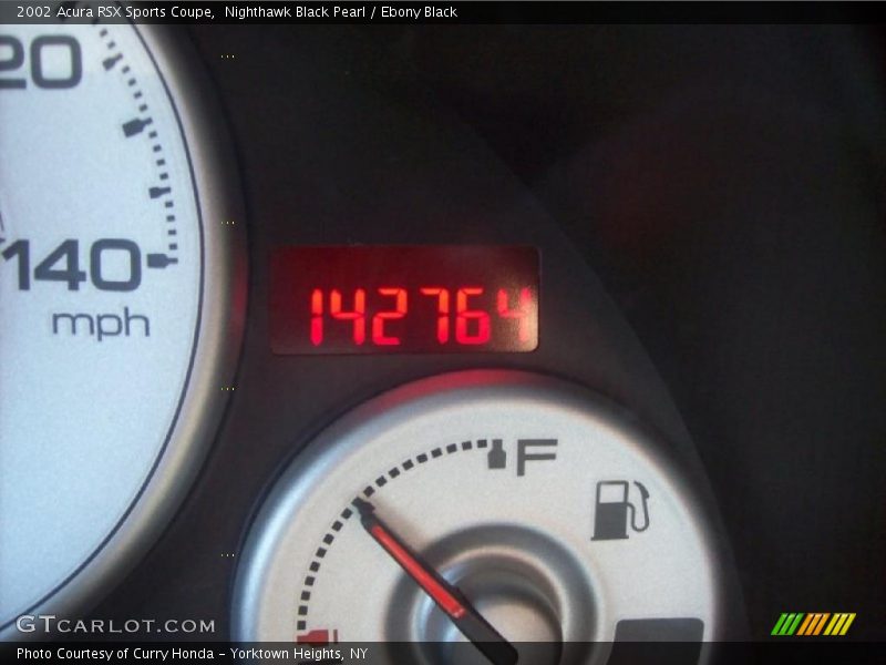 Nighthawk Black Pearl / Ebony Black 2002 Acura RSX Sports Coupe