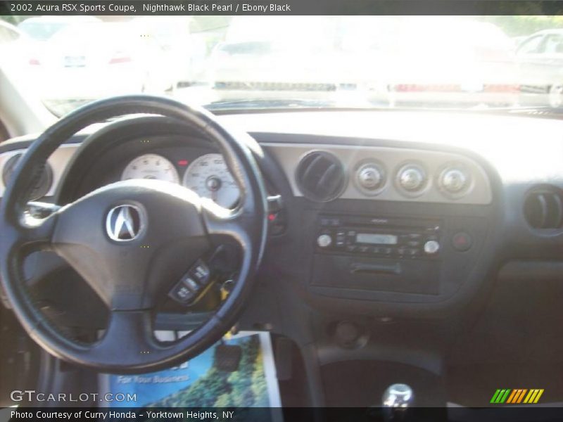 Nighthawk Black Pearl / Ebony Black 2002 Acura RSX Sports Coupe
