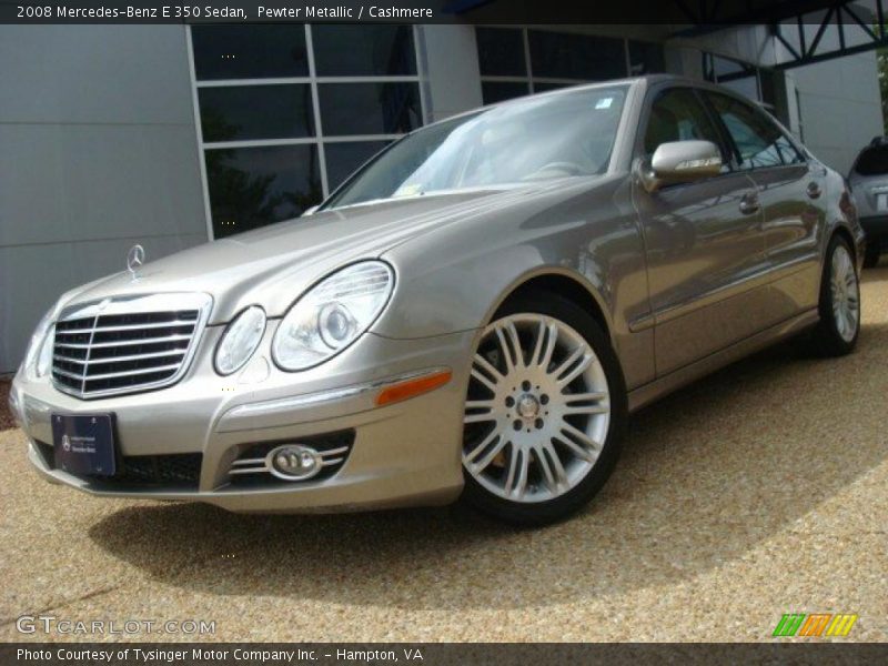 Pewter Metallic / Cashmere 2008 Mercedes-Benz E 350 Sedan