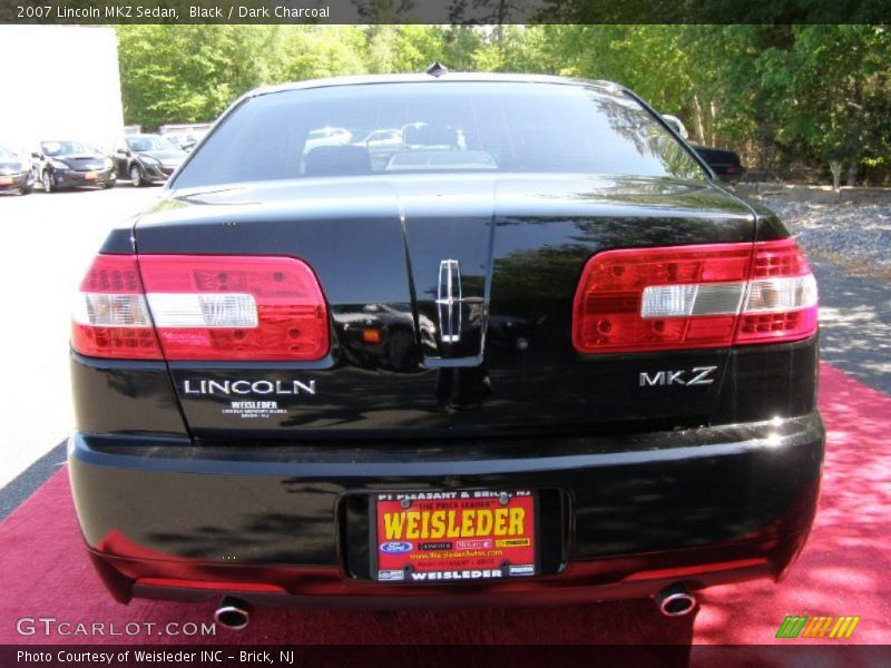Black / Dark Charcoal 2007 Lincoln MKZ Sedan