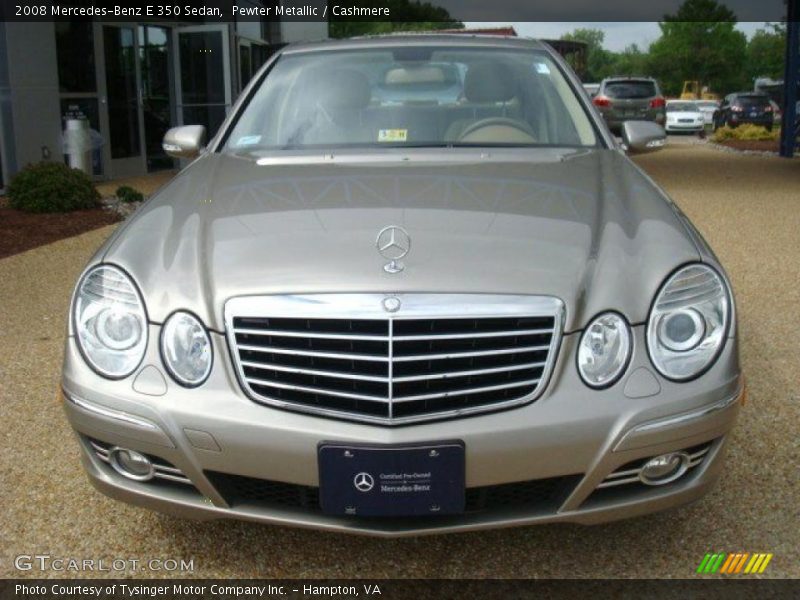 Pewter Metallic / Cashmere 2008 Mercedes-Benz E 350 Sedan