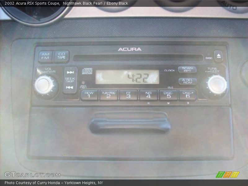 Nighthawk Black Pearl / Ebony Black 2002 Acura RSX Sports Coupe