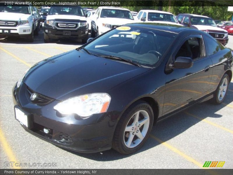 Nighthawk Black Pearl / Ebony Black 2002 Acura RSX Sports Coupe