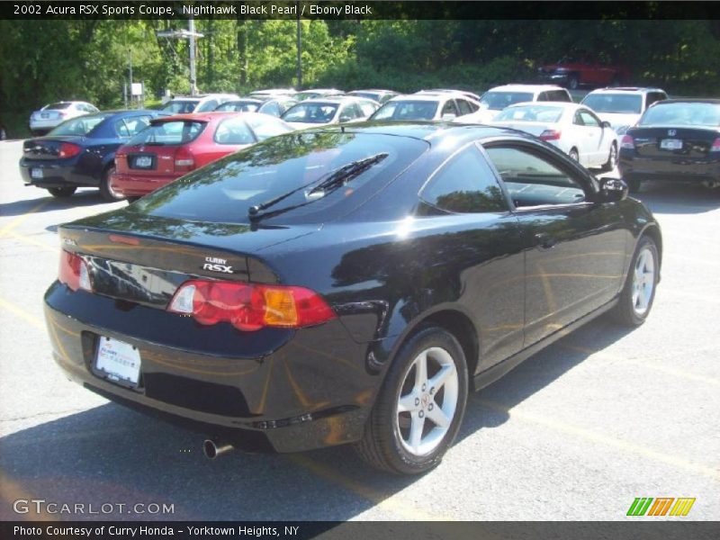 Nighthawk Black Pearl / Ebony Black 2002 Acura RSX Sports Coupe
