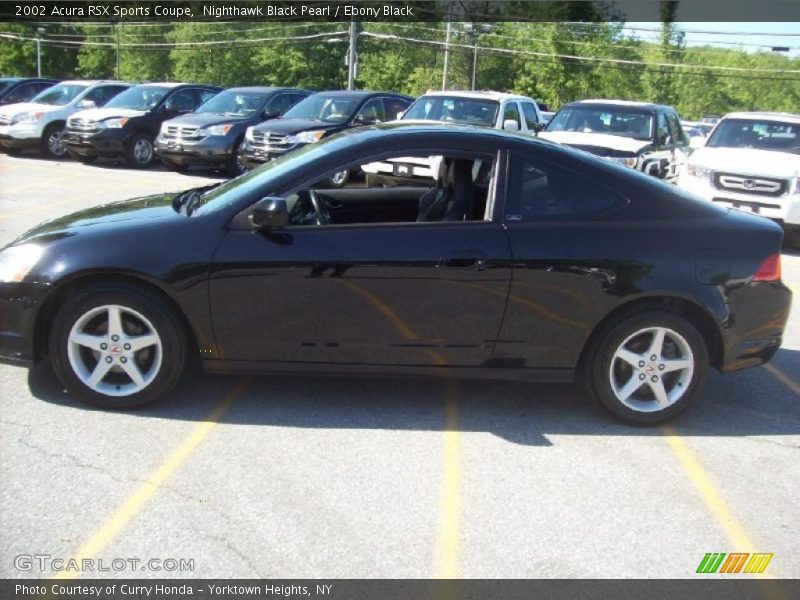 Nighthawk Black Pearl / Ebony Black 2002 Acura RSX Sports Coupe