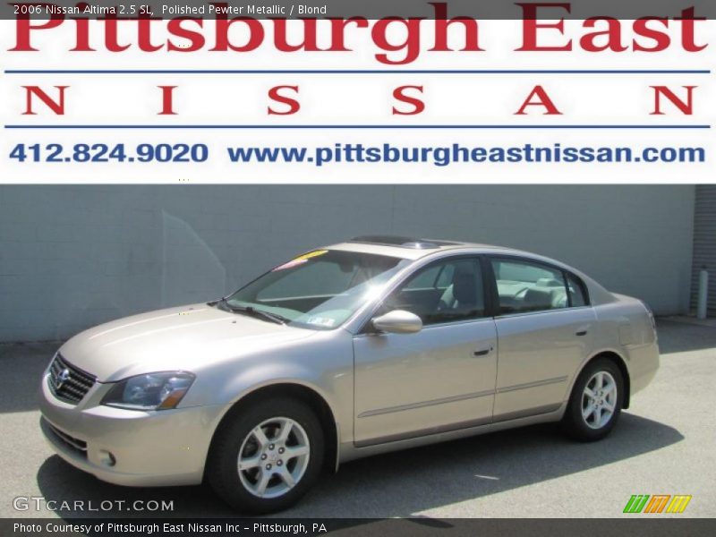 Polished Pewter Metallic / Blond 2006 Nissan Altima 2.5 SL
