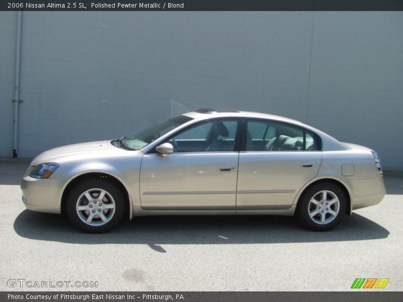 Polished Pewter Metallic / Blond 2006 Nissan Altima 2.5 SL