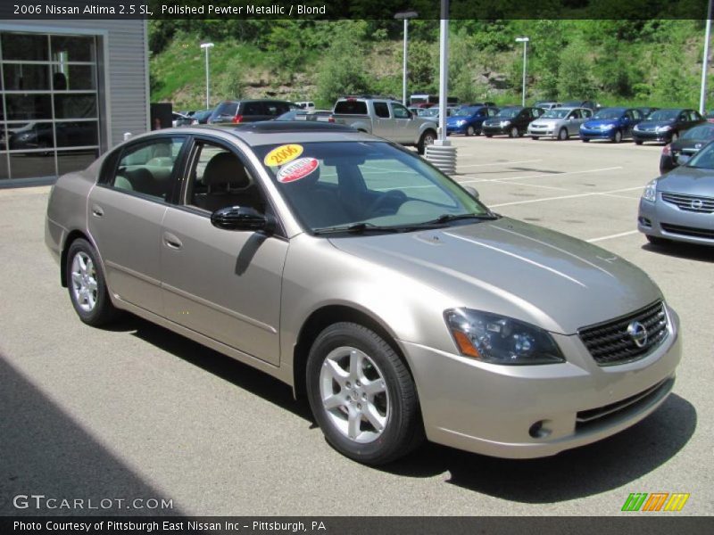 Polished Pewter Metallic / Blond 2006 Nissan Altima 2.5 SL
