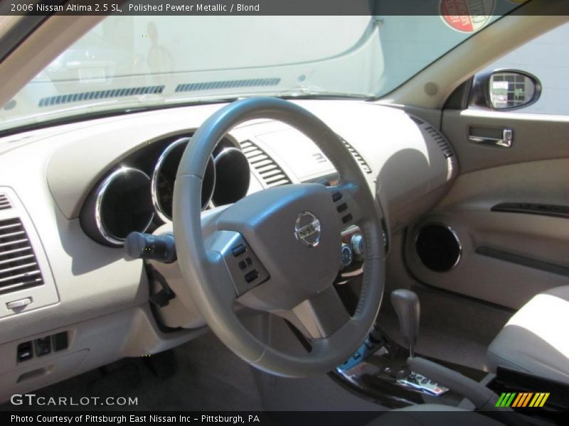 Polished Pewter Metallic / Blond 2006 Nissan Altima 2.5 SL
