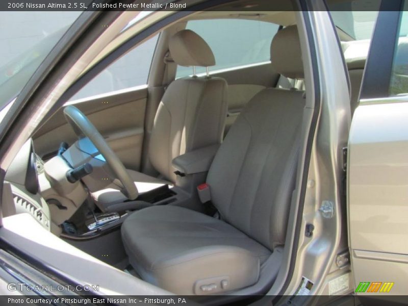 Polished Pewter Metallic / Blond 2006 Nissan Altima 2.5 SL