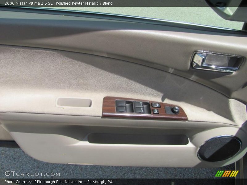 Polished Pewter Metallic / Blond 2006 Nissan Altima 2.5 SL