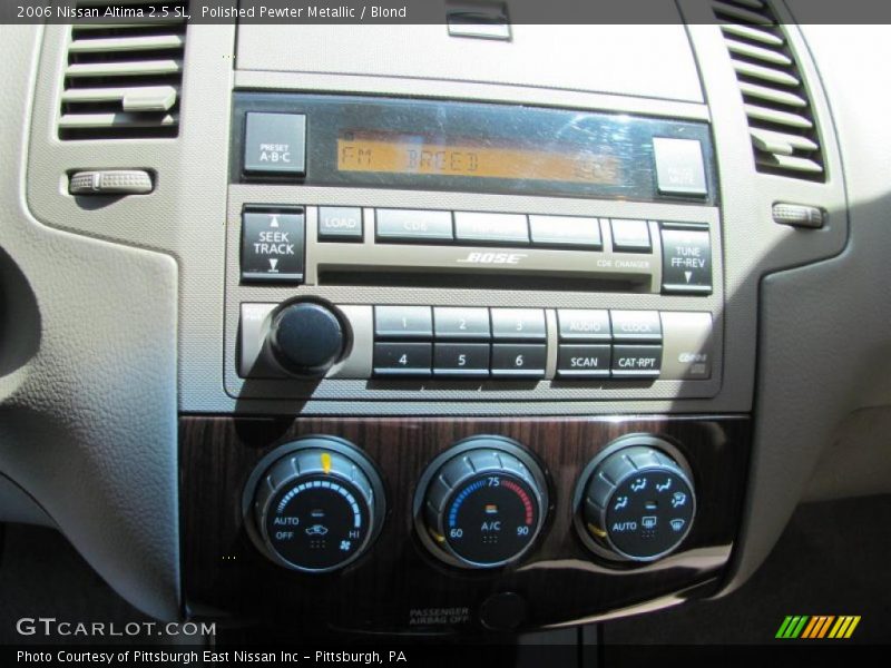 Polished Pewter Metallic / Blond 2006 Nissan Altima 2.5 SL