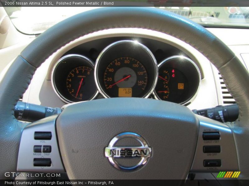 Polished Pewter Metallic / Blond 2006 Nissan Altima 2.5 SL