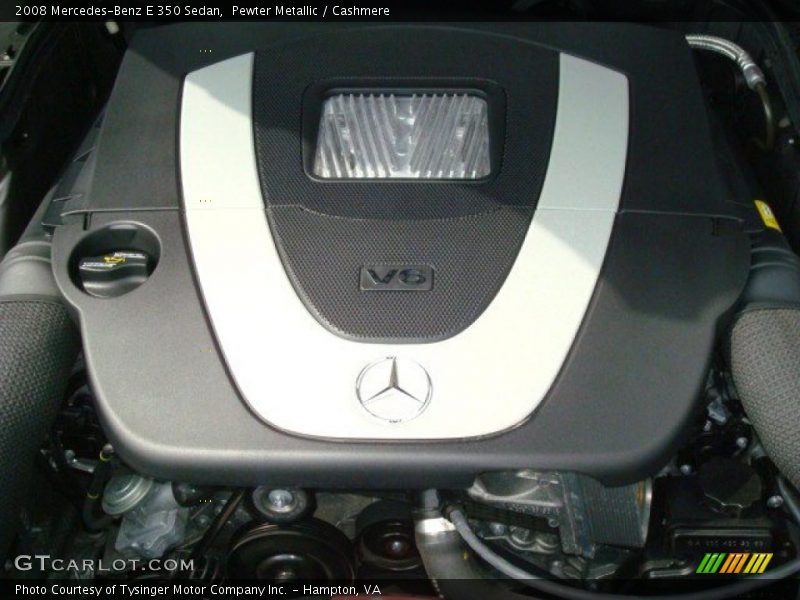 Pewter Metallic / Cashmere 2008 Mercedes-Benz E 350 Sedan