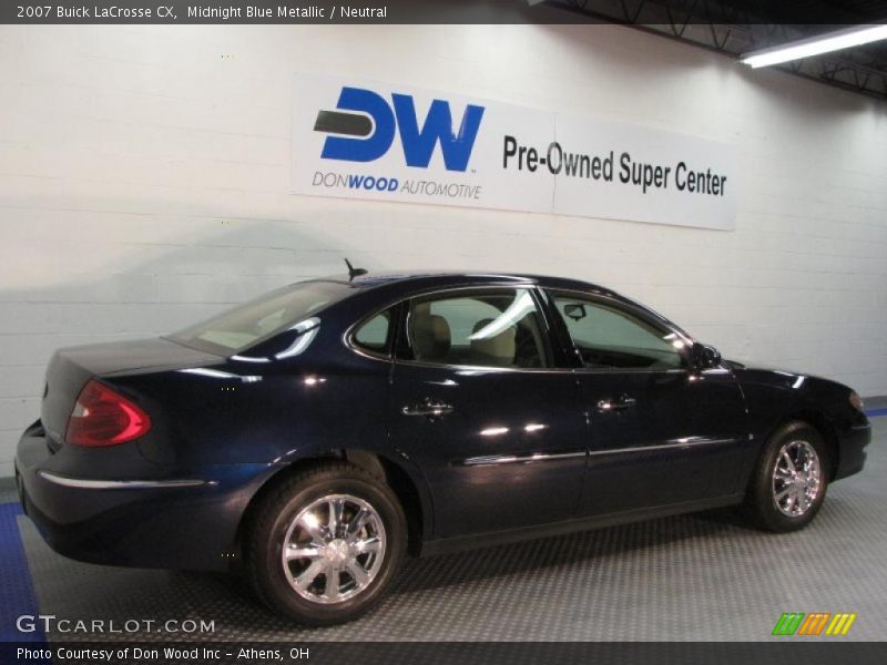Midnight Blue Metallic / Neutral 2007 Buick LaCrosse CX