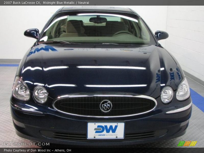 Midnight Blue Metallic / Neutral 2007 Buick LaCrosse CX