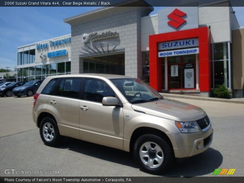 Clear Beige Metallic / Black 2006 Suzuki Grand Vitara 4x4