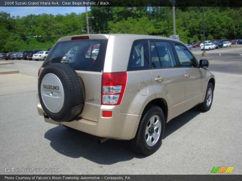 Clear Beige Metallic / Black 2006 Suzuki Grand Vitara 4x4