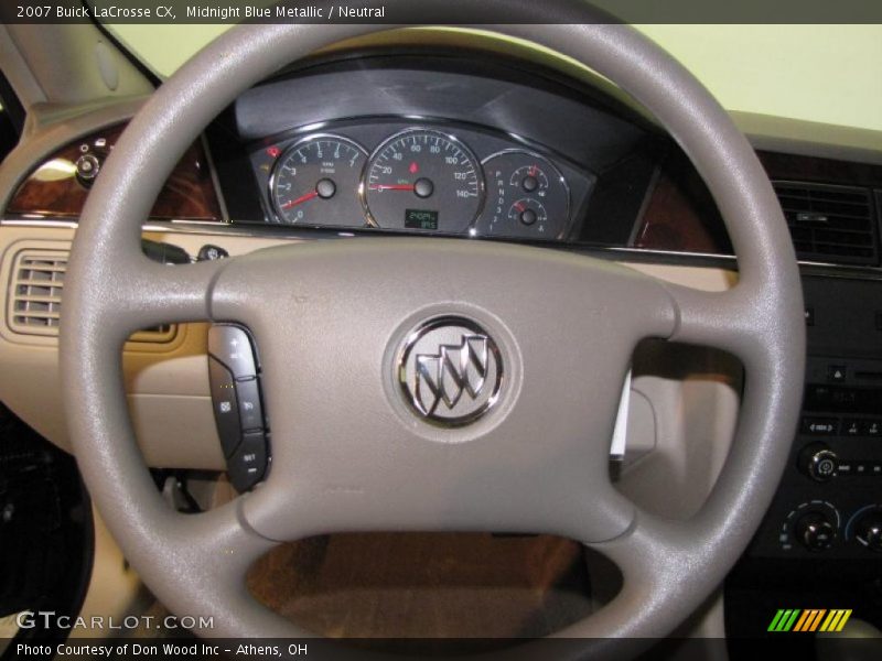 Midnight Blue Metallic / Neutral 2007 Buick LaCrosse CX