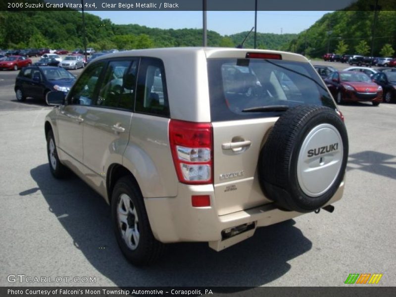 Clear Beige Metallic / Black 2006 Suzuki Grand Vitara 4x4