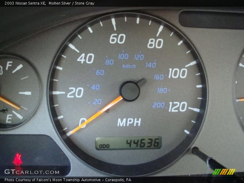 Molten Silver / Stone Gray 2003 Nissan Sentra XE