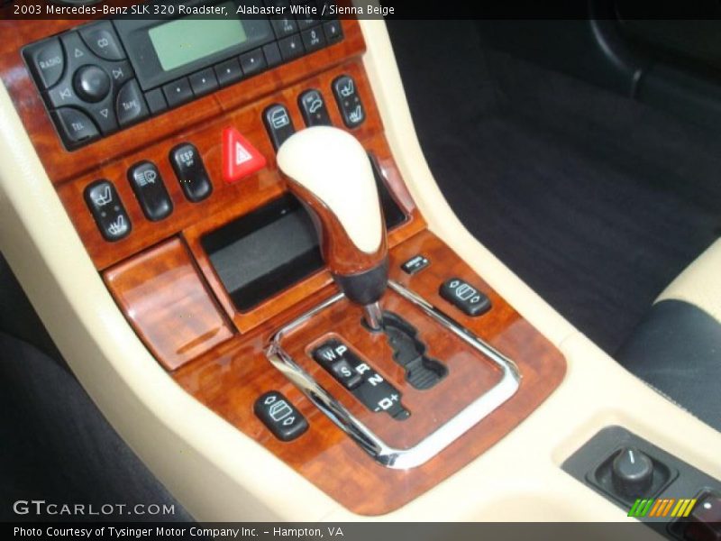 Alabaster White / Sienna Beige 2003 Mercedes-Benz SLK 320 Roadster