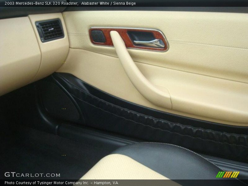 Alabaster White / Sienna Beige 2003 Mercedes-Benz SLK 320 Roadster