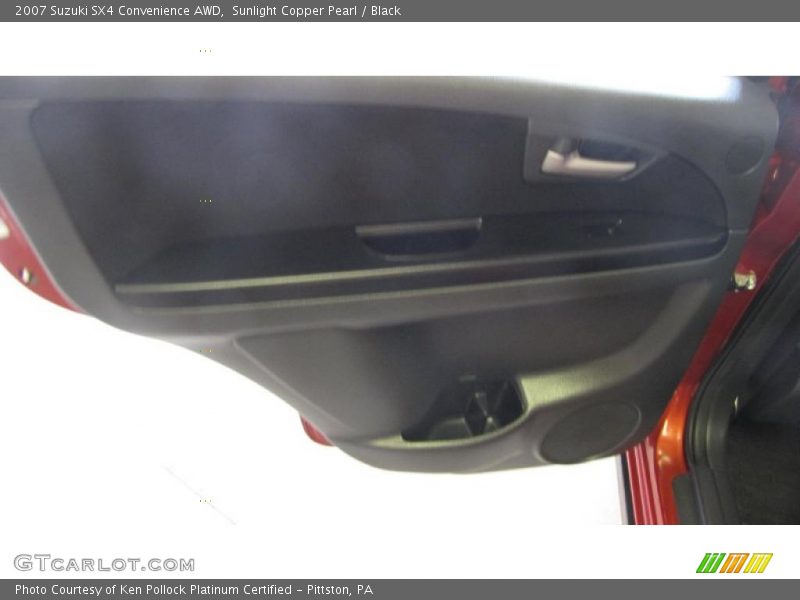 Sunlight Copper Pearl / Black 2007 Suzuki SX4 Convenience AWD