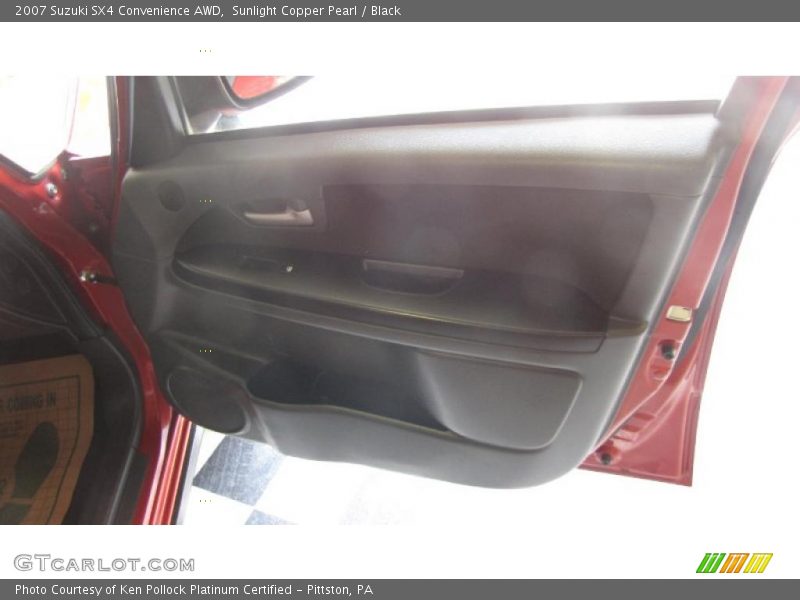 Sunlight Copper Pearl / Black 2007 Suzuki SX4 Convenience AWD