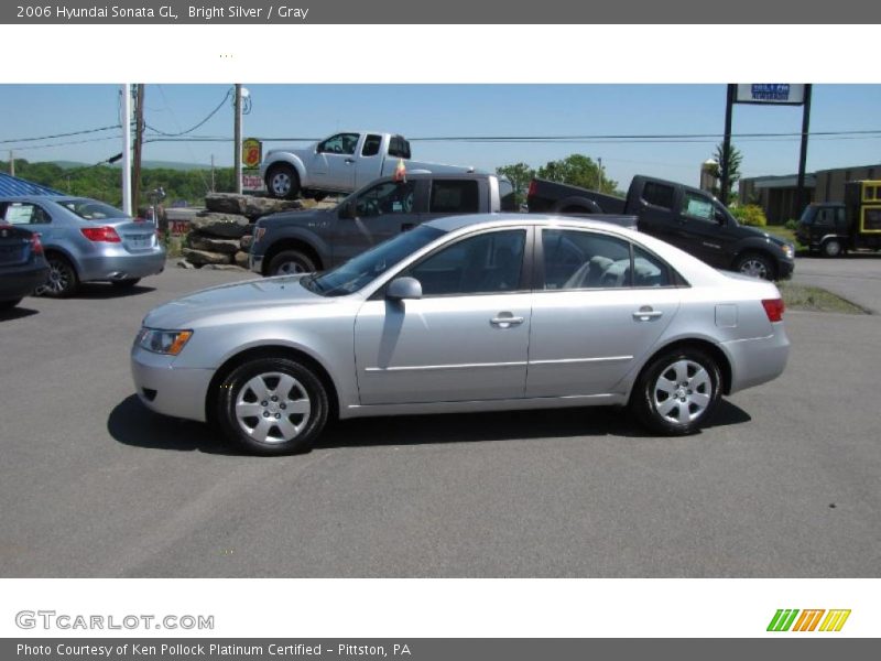 Bright Silver / Gray 2006 Hyundai Sonata GL