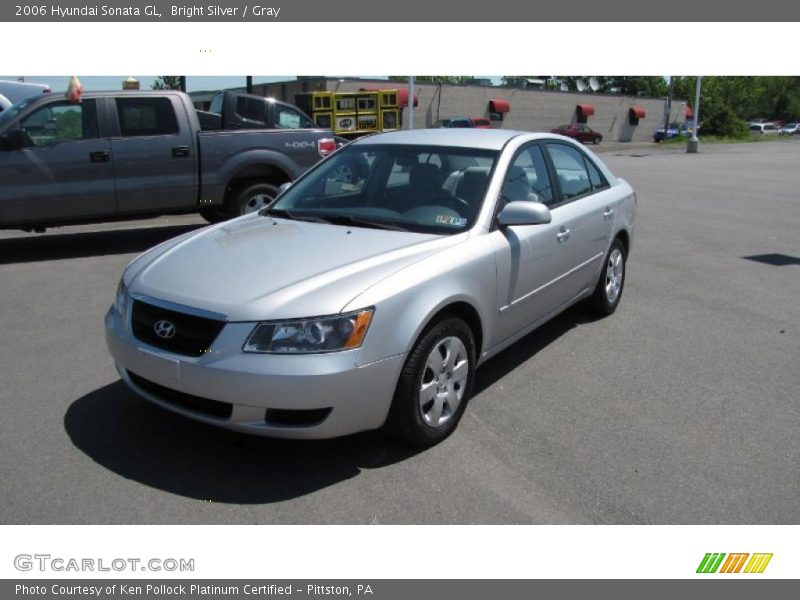 Bright Silver / Gray 2006 Hyundai Sonata GL